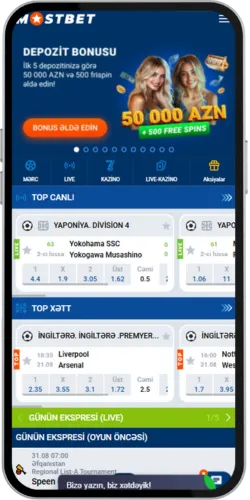 Mostbet AZ rəsmi sayt — giriş